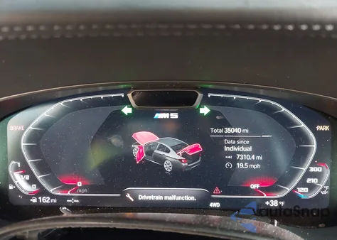 2023 BMW M5 z USA, uszkodzony, nr VIN WBS83CH05PCN31955